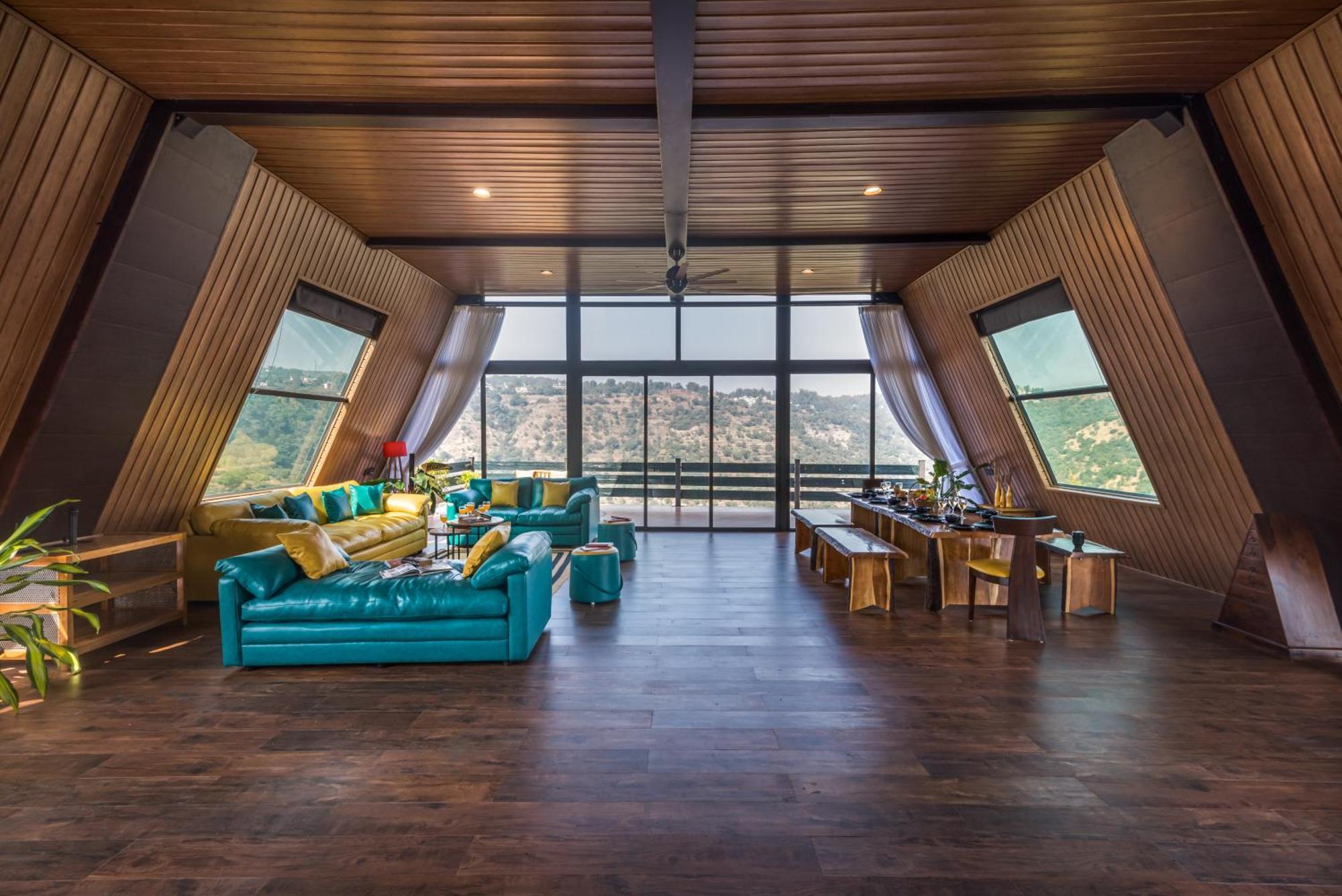 Saffronstays A Vantage, Panchgani - A Pyramid Shaped Unique Luxury Villa With Infinity Valley Views Luaran gambar